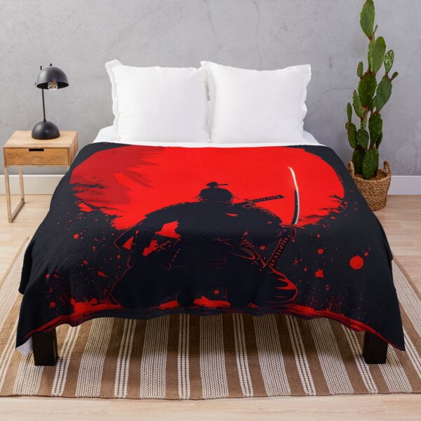 Item preview, samurai warrior under a blood red sun designed and sold by dcrc.