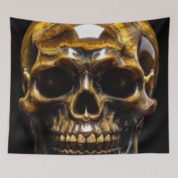 Item preview, Crystal Skull (Tigers Eye) designed and sold by Zendragon-Store.