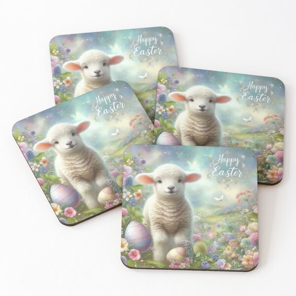 Item preview, lamb happy easter   designed and sold by Expressions-Sel.
