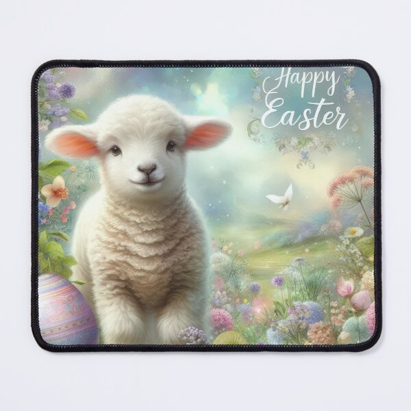 Item preview, lamb happy easter designed and sold by Expressions-Sel.