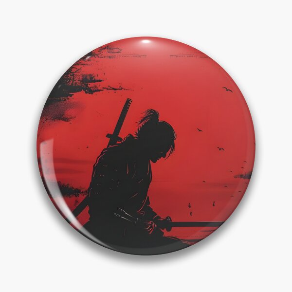 Item preview, samurai warrior under a blood red sun designed and sold by dcrc.