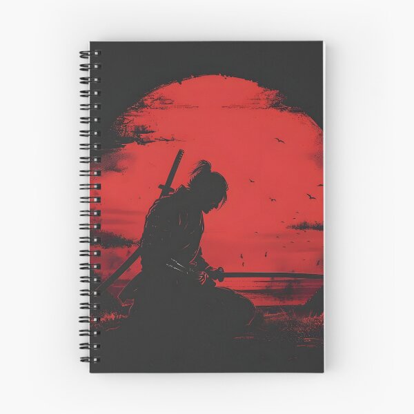 Item preview, samurai warrior under a blood red sun designed and sold by dcrc.