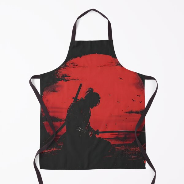 Item preview, samurai warrior under a blood red sun designed and sold by dcrc.
