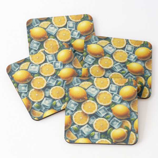 Item preview, Icey lemons designed and sold by Vkinsify.