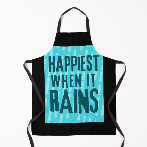 Item preview, Happiest When It Rains Design designed and sold by CarefulCreation.