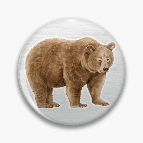 Item preview, Bear Watercolor Drawing designed and sold by LivingColorful.