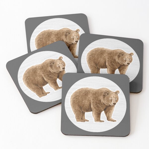 Item preview, Bear Watercolor Drawing designed and sold by LivingColorful.
