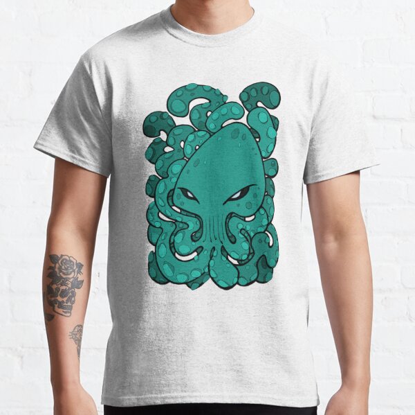 Evil Octopus Squid Kraken Cthulhu Sea Creature - Arcadia Classic T-Shirt