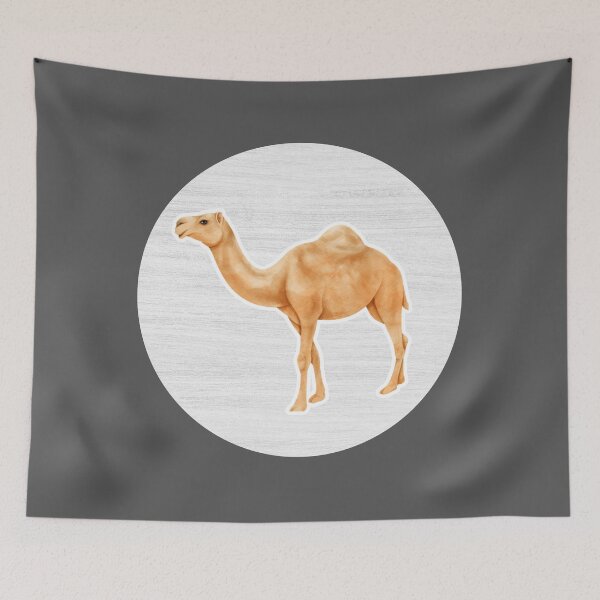 Item preview, Camel Watercolor Drawing designed and sold by LivingColorful.