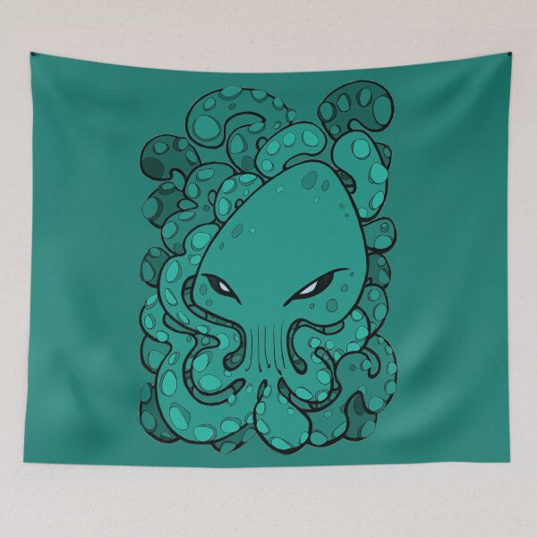 Item preview, Evil Octopus Squid Kraken Cthulhu Sea Creature - Arcadia designed and sold by bignose1977.