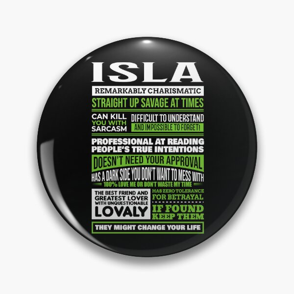 Item preview, Isla Girl Name Definition designed and sold by Share-me.