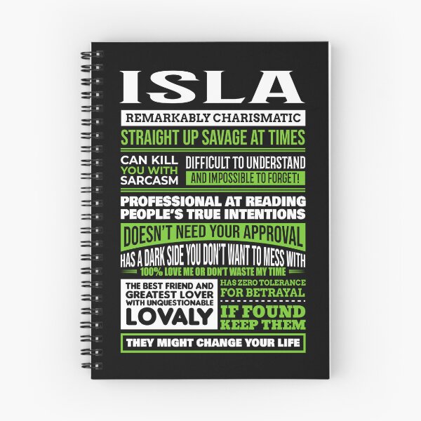 Item preview, Isla Girl Name Definition designed and sold by Share-me.