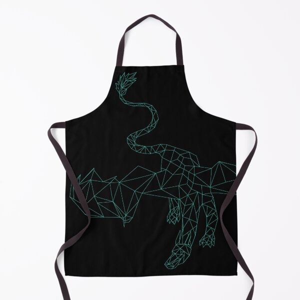 Item preview, Geometric Dragon - Classic - Teal designed and sold by SEAHORSE-DESIGN.