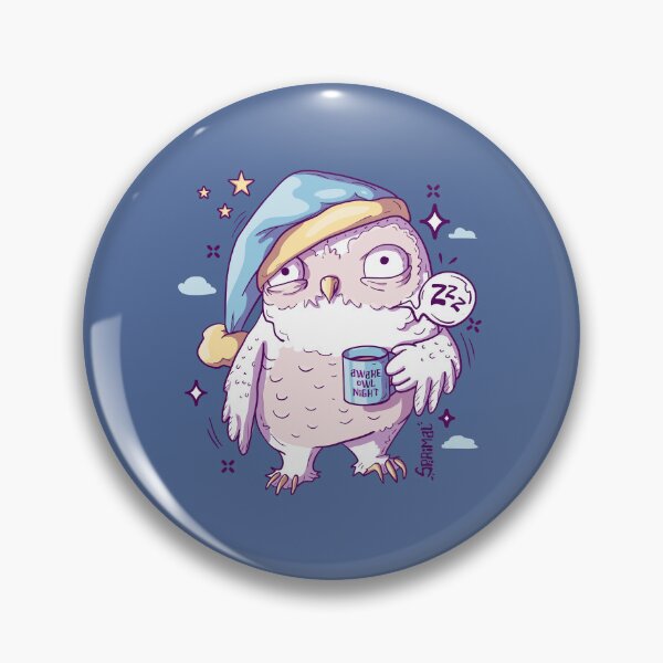 Item preview, Did Not Sleep Owl Night - Sleep-Deprived Owl Humor designed and sold by SPIRIMAL.