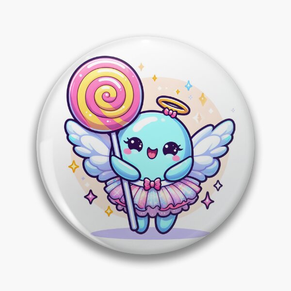 Item preview, Kawaii Banshee with A Giant Lollipop designed and sold by CanvasCutie.