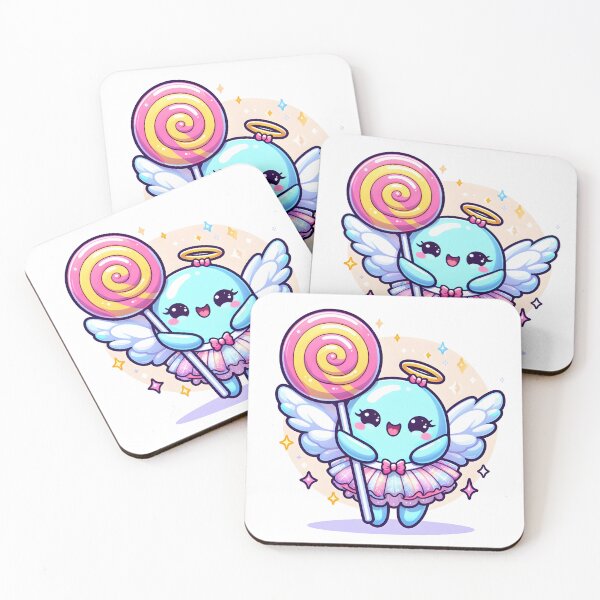 Item preview, Kawaii Banshee with A Giant Lollipop designed and sold by CanvasCutie.
