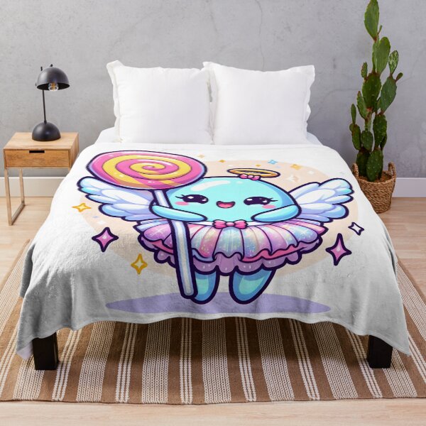Item preview, Kawaii Banshee with A Giant Lollipop designed and sold by CanvasCutie.