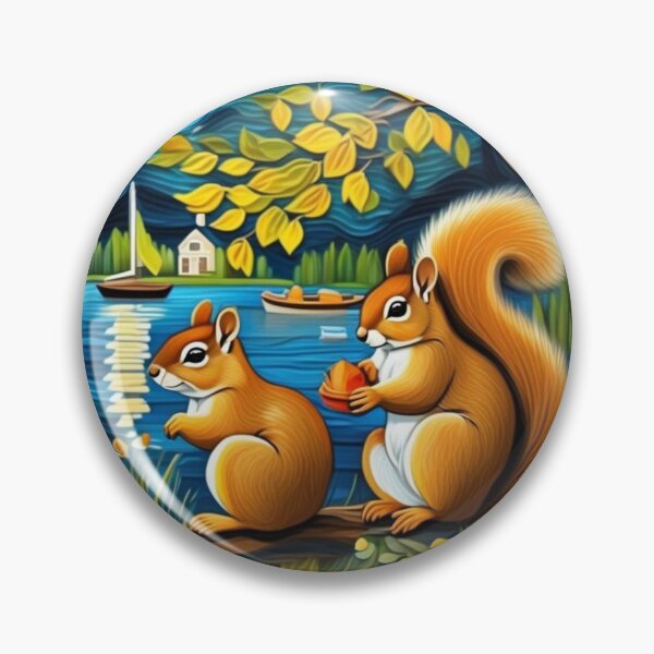 Item preview, Cute Squirrels Residing Near The River Zoo Pals Animal Cutest T-Shirts designed and sold by sportsimpact.