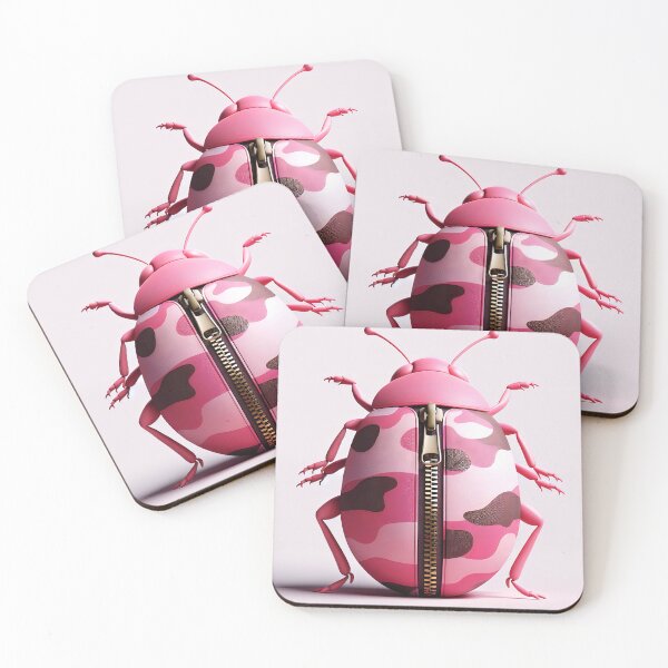Item preview, Camouflage Zippered Lady Bug designed and sold by robinreva.