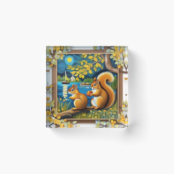 Item preview, Cute Squirrels Residing Near The River Zoo Pals Animal Cutest T-Shirts designed and sold by sportsimpact.