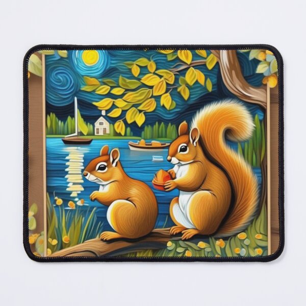 Item preview, Cute Squirrels Residing Near The River Zoo Pals Animal Cutest T-Shirts designed and sold by sportsimpact.