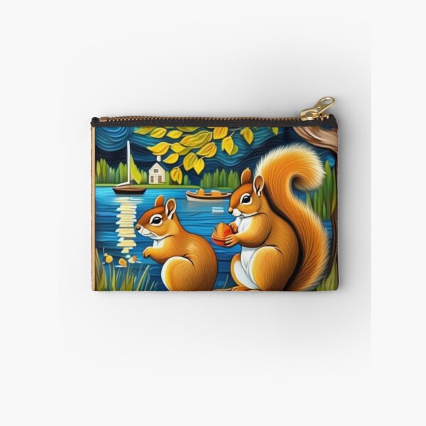 Item preview, Cute Squirrels Residing Near The River Zoo Pals Animal Cutest T-Shirts designed and sold by sportsimpact.