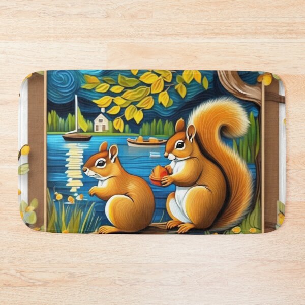 Item preview, Cute Squirrels Residing Near The River Zoo Pals Animal Cutest T-Shirts designed and sold by sportsimpact.