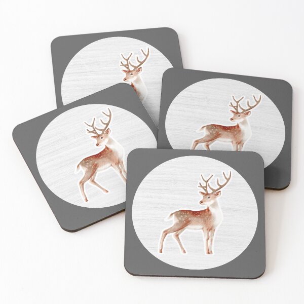 Item preview, Deer Watercolor Drawing designed and sold by LivingColorful.
