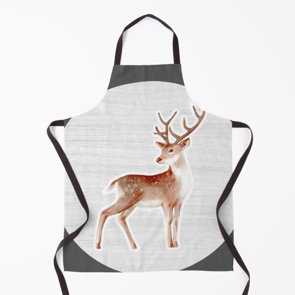 Item preview, Deer Watercolor Drawing designed and sold by LivingColorful.