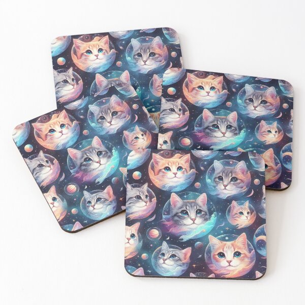 Item preview, Cats in space designed and sold by Vkinsify.