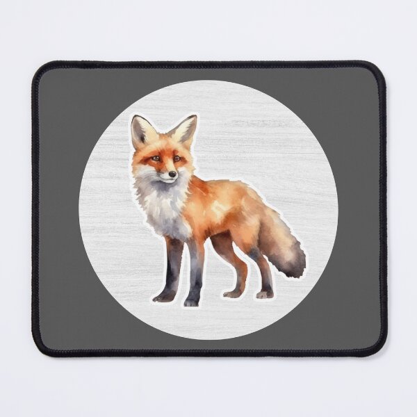 Item preview, Fox Watercolor Drawing designed and sold by LivingColorful.