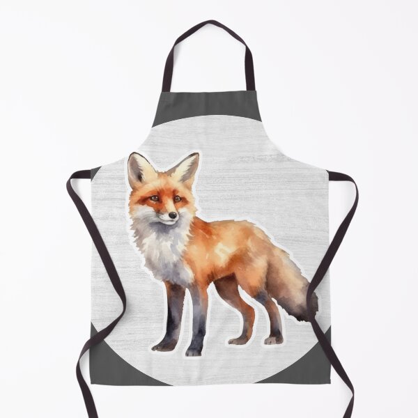 Item preview, Fox Watercolor Drawing designed and sold by LivingColorful.