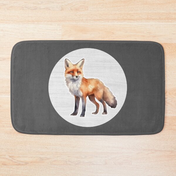 Item preview, Fox Watercolor Drawing designed and sold by LivingColorful.