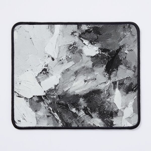 Item preview, Black White and Grey Abstract Art designed and sold by PaintFu.