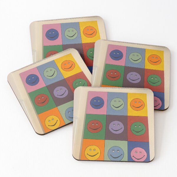 Item preview, Dazed and confused Warhol smileys designed and sold by NincompoopArt.