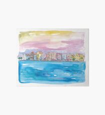 Willemstad Curacao - Caribbean Sunset Art Board