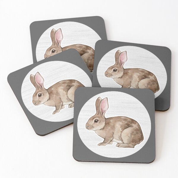 Item preview, Rabbit Watercolor Drawing designed and sold by LivingColorful.