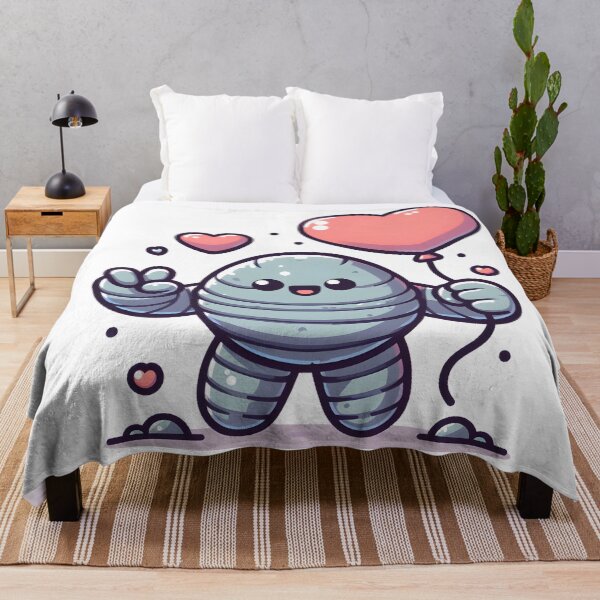 Item preview, Kawaii Kawaii Golem With Heart-Shaped Balloon designed and sold by CanvasCutie.