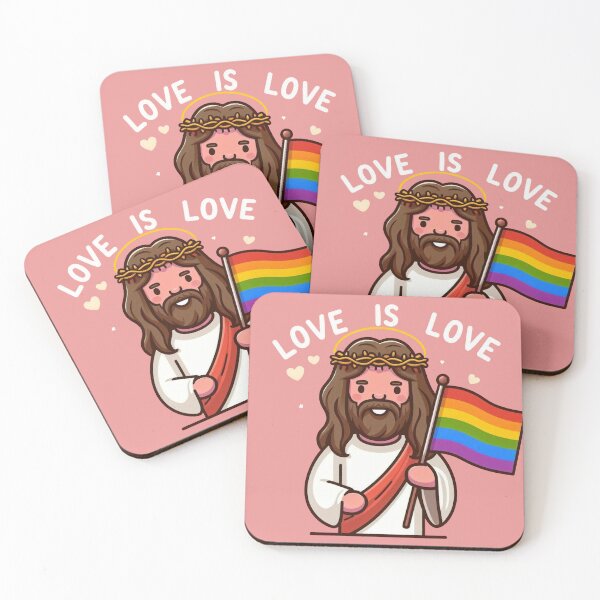 Item preview, Gay Jesus love is love designed and sold by Vkinsify.