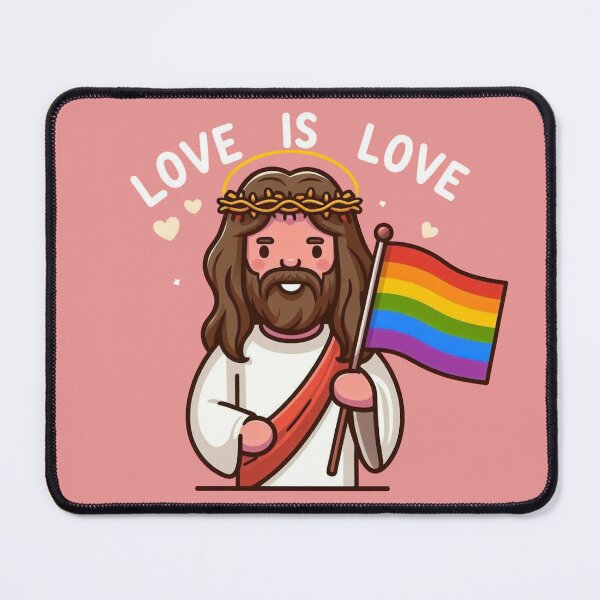 Item preview, Gay Jesus love is love designed and sold by Vkinsify.
