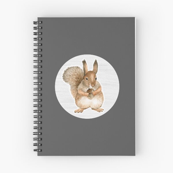 Item preview, Squirrel Watercolor Drawing designed and sold by LivingColorful.