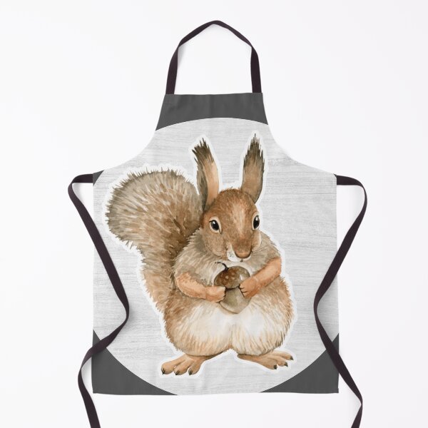 Item preview, Squirrel Watercolor Drawing designed and sold by LivingColorful.