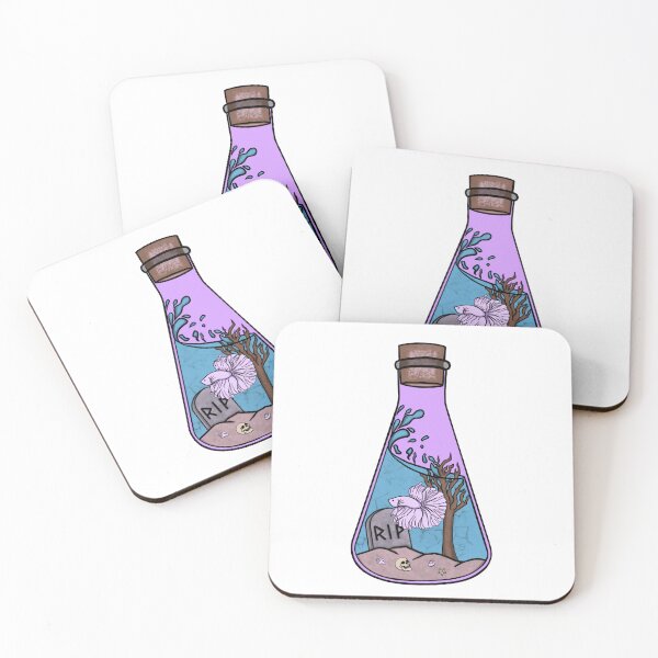 Item preview, Betta fish in beaker designed and sold by P1PGirl.