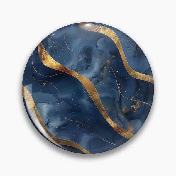 Item preview, Modern Opulence: Golden & Blue Minimalist Designs designed and sold by Ace Apparel  Attire.