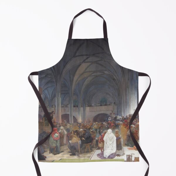 Item preview, The Slav Epic cycle No.8 Master Jan Hus Preaching at the Bethlehem Chapel Truth Prevails, by Alphonse Mucha. HIGH DEFINITION designed and sold by MINDTHECHERRY.