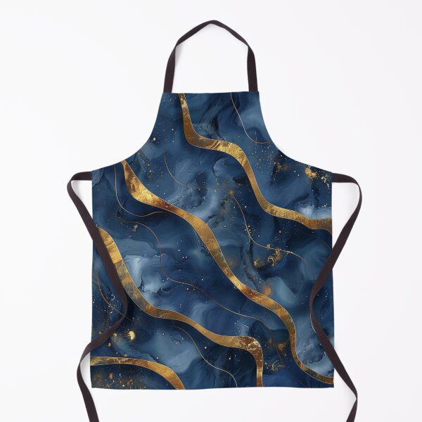 Item preview, Modern Opulence: Golden & Blue Minimalist Designs designed and sold by Ace Apparel  Attire.