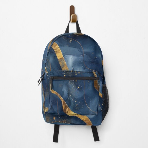 Item preview, Modern Opulence: Golden & Blue Minimalist Designs designed and sold by Ace Apparel Attire.
