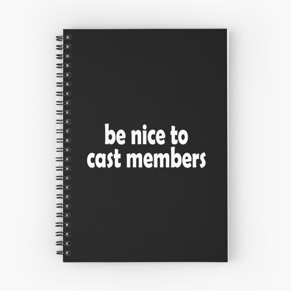 Item preview, Be nice to cast members designed and sold by TedFlogar.