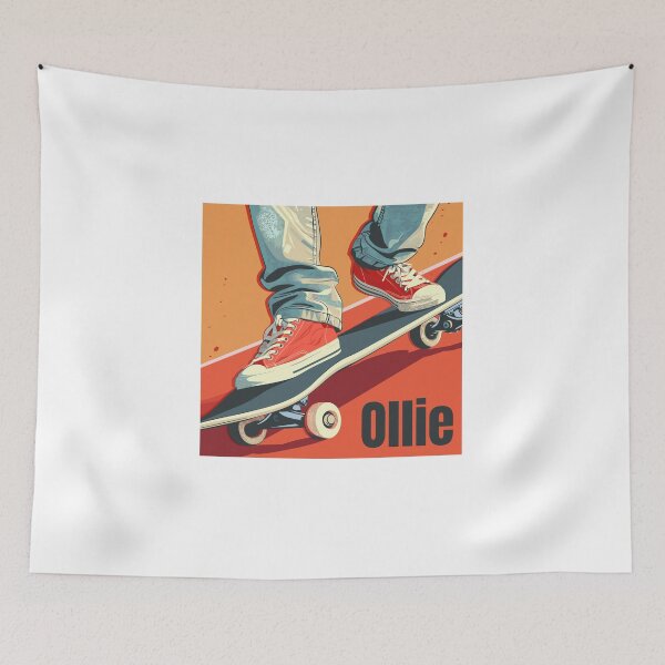 Aperçu de l'œuvre Planche à roulettes Ollie créée et vendue par aipolohu.