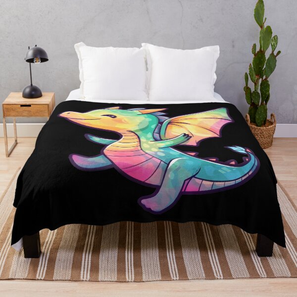 Aperçu de l'œuvre Cute Kawaii Colorful Dancing Dragon créée et vendue par Leonardo Palumbo.